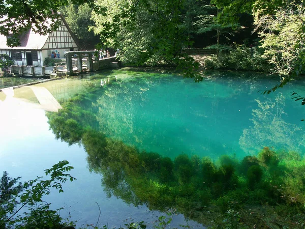 Blaubeuren Město Okrese Alb Donau Ulmu Bádensku Wrttembersku Německo — Stock fotografie