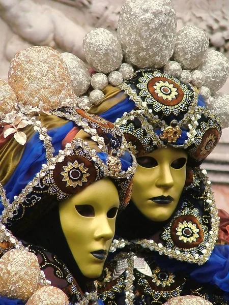 Carnaval Venecia Disfraces Mascarilla — Foto de Stock