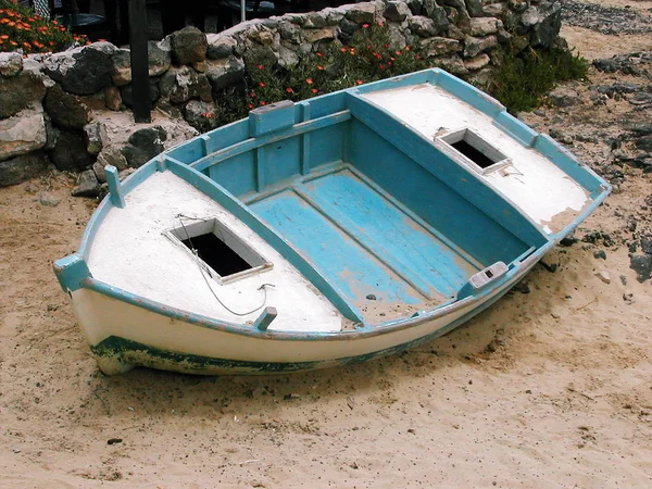 Bateau Pêche Dans Corralejo Fuerteventura — Photo