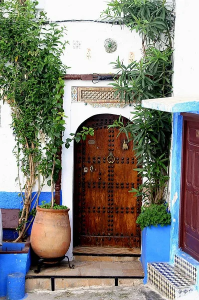 Streets Rabat Blue Series Part — Stock Photo, Image