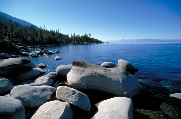 Panorama Lago Tahoe Califórnia — Fotografia de Stock