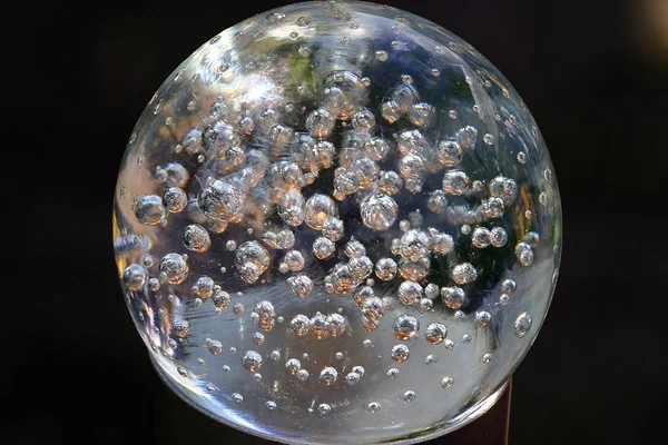 Gros Plan Une Boule Verre — Photo