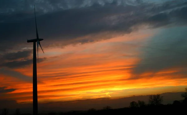 Wind Energy Turbine Wind Power Station — Stock Photo, Image