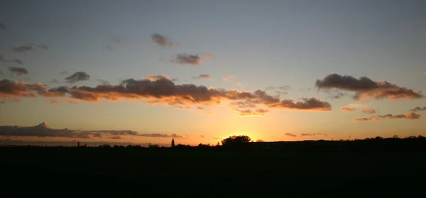 Piękny Widok Ciepły Wieczór — Zdjęcie stockowe
