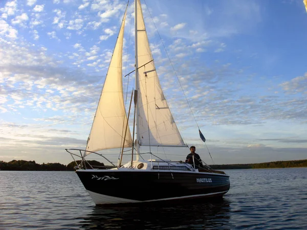 Sailing Boat Sea Water — Stock Photo, Image