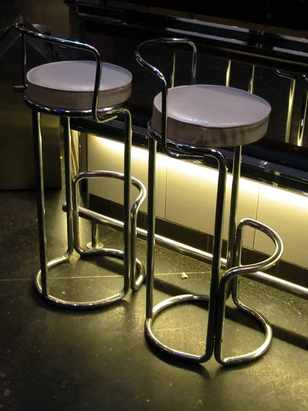 Židle Stůl Restauraci — Stock fotografie