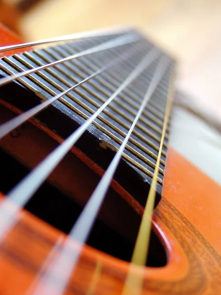 Акустична Гітара Столі — стокове фото