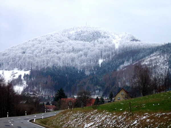 Bella Vista Sulle Alpi Montagne Sfondo — Foto Stock