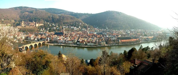 Heidelberg Jest Miastem Nad Rzeką Neckar Południowo Zachodnich Niemczech — Zdjęcie stockowe