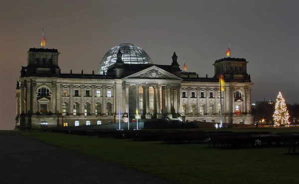 Reichstag Est Édifice Historique Situé Berlin Allemagne — Photo