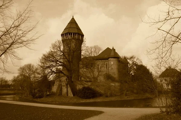 Schilderachtig Uitzicht Majestueuze Middeleeuwse Architectuur — Stockfoto