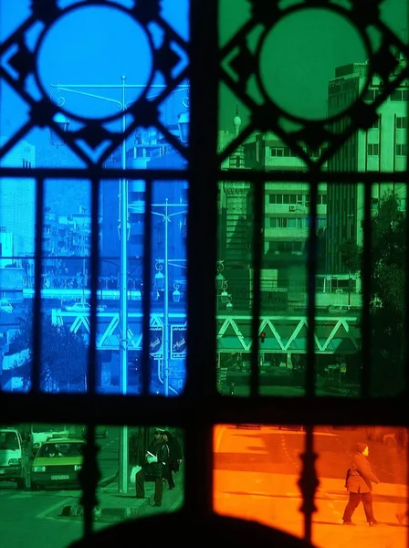 Kolorowe Zgiełku Zgiełku Damaszku — Zdjęcie stockowe