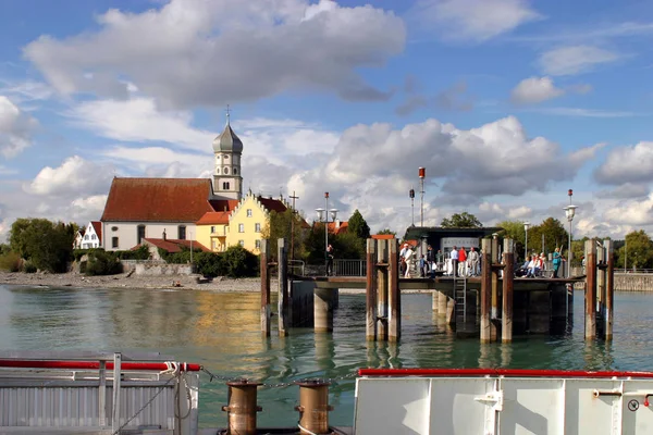 Wasserburg Inn Egy Város Rosenheim Kerületben Felső Bajorországban Németország — Stock Fotó