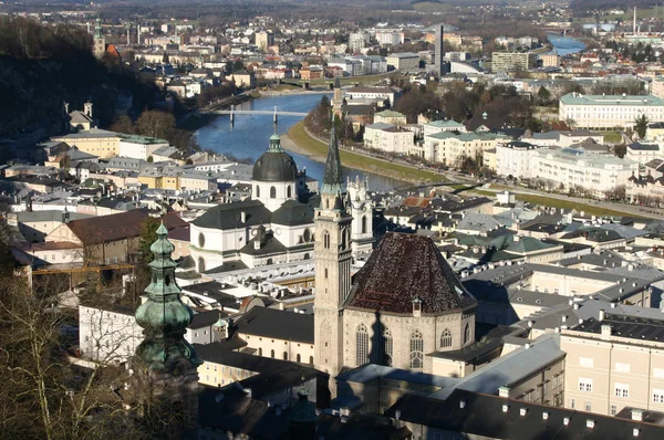 Vista Sulla Bellissima Salisburgo — Foto Stock