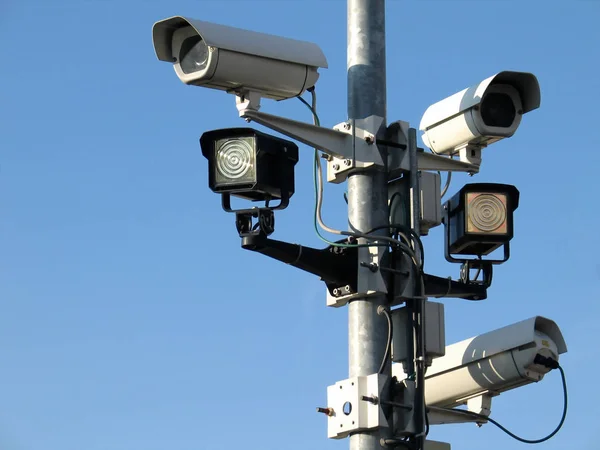 Telecamera Sorveglianza Sicurezza — Foto Stock