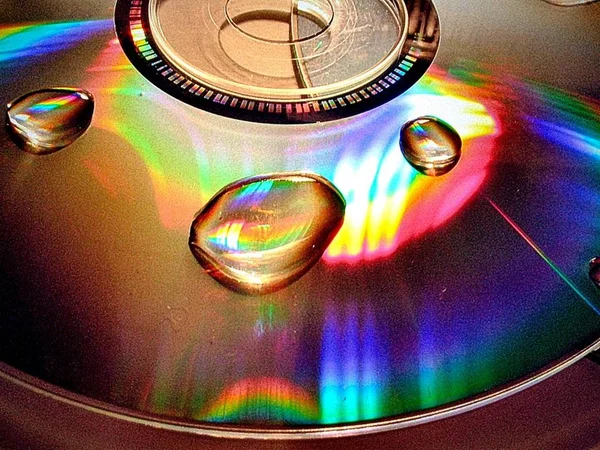 コンパクトディスクCd デジタル光ディスクデータストレージ — ストック写真