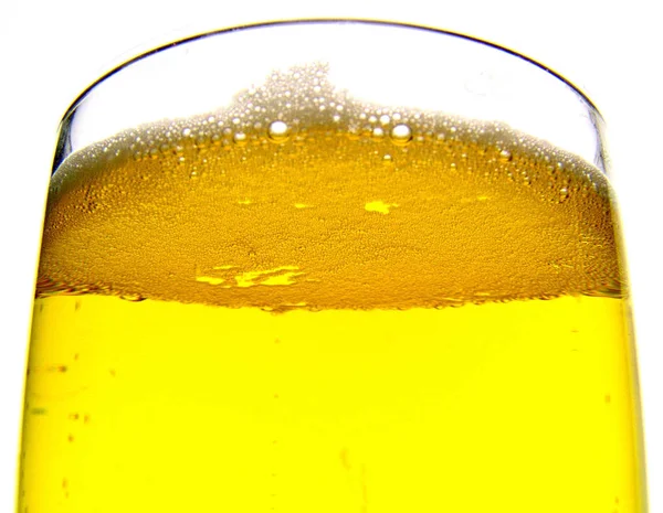 Vaso Cerveza Aislado Sobre Fondo Blanco — Foto de Stock