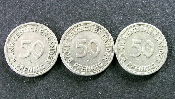 Monedas Pfennig —  Fotos de Stock