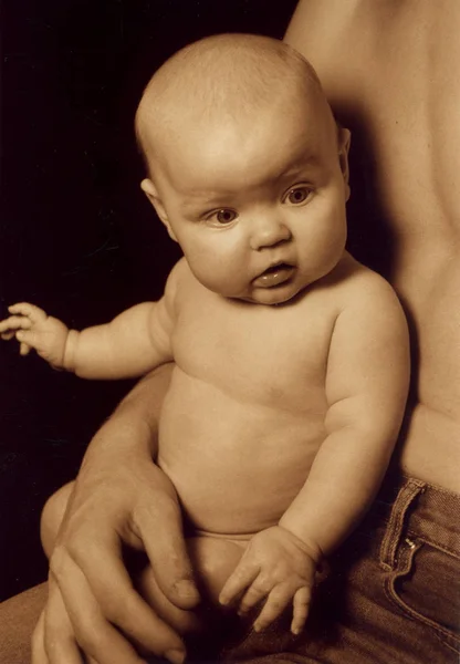 Nyfött Spädbarn Nyfött Barn — Stockfoto