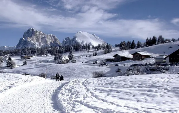 Pohled Jižní Tyrolsko Nebo Alto Adige Provincie Severovýchodní Itálii — Stock fotografie