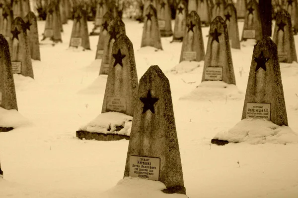 Fotka Nová Ale Hrob Let Starý Russenfriedhof Mém Rodném Městě — Stock fotografie