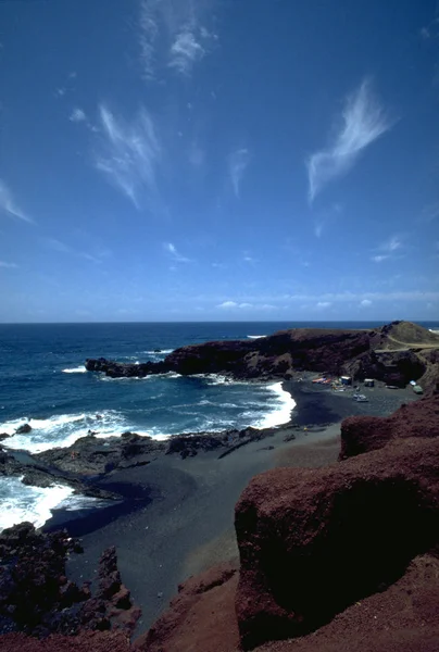 Vista Para Natureza Lanzarote — Fotografia de Stock