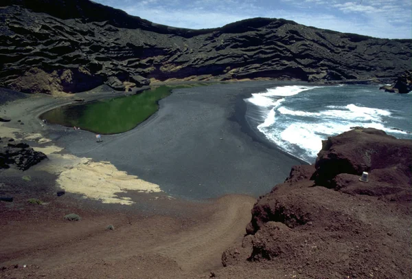 Vista Para Natureza Lanzarote — Fotografia de Stock