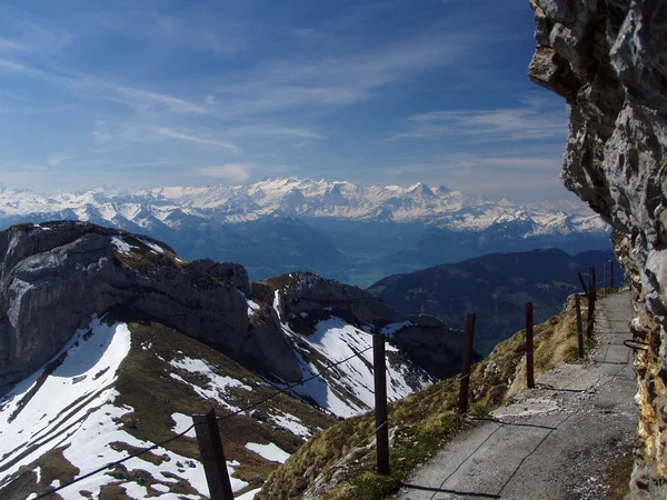 Disparado Una Caminata Montaña — Foto de Stock