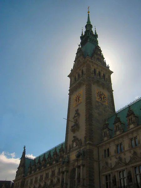 Hamburg Kuzey Almanya Büyük Bir Liman Şehri — Stok fotoğraf