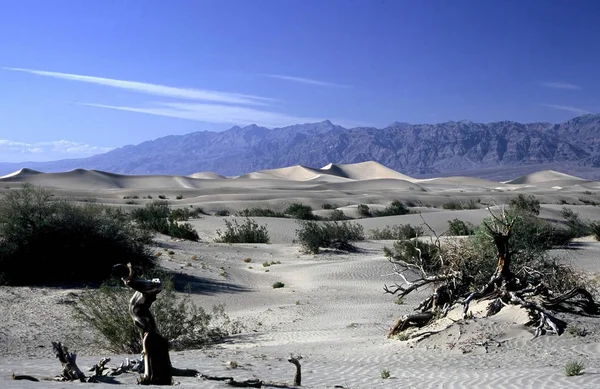 Dunes Sable Dans Vallée Mort — Photo