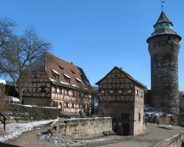 Castelo Nuremberg Conceito Viagens Arquitetura — Fotografia de Stock