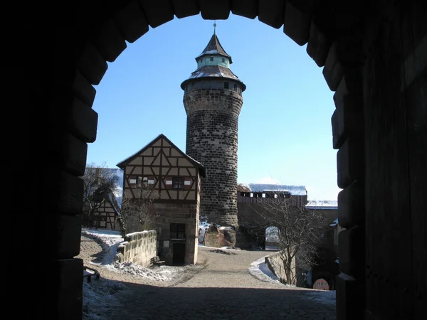 Nuremberg Şatosu Seyahat Mimari Konsepti — Stok fotoğraf