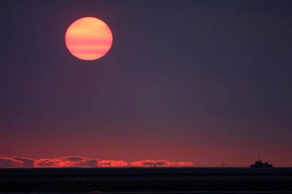 夕日の空の風景 — ストック写真