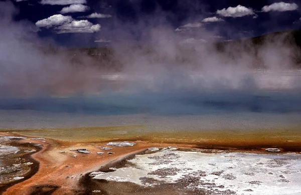 Yellowstone National Park Amerikansk Nationalpark Belägen Västra Usa — Stockfoto