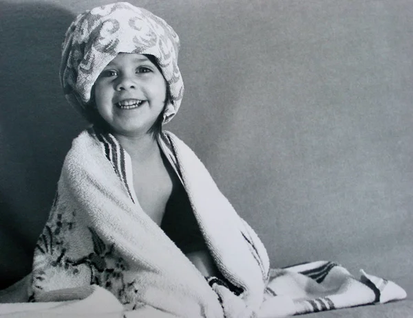 Retrato Infantil Bonito Conceito Infância Feliz — Fotografia de Stock