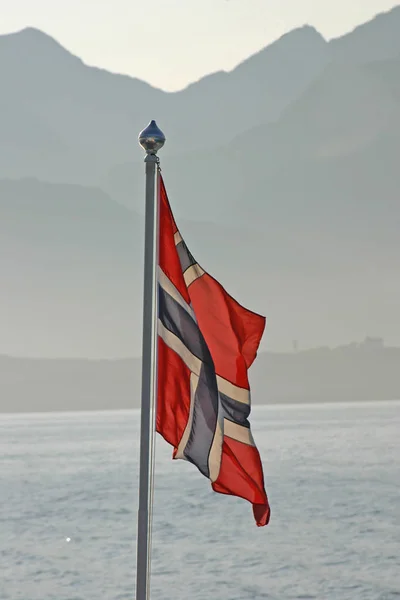 Norsko Skandinávská Země Zahrnující Hory Ledovce Hluboké Pobřežní Fjordy — Stock fotografie