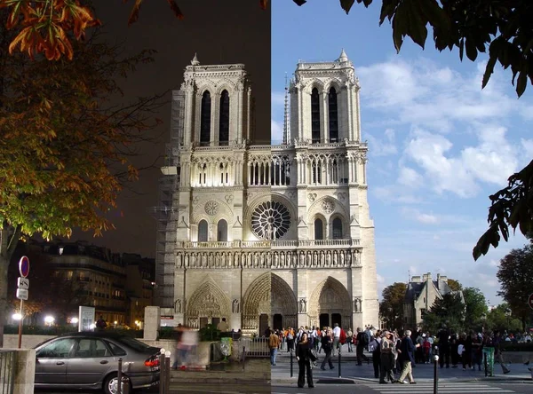 Vue Panoramique Sur Belle Architecture Cathédrale Médiévale — Photo