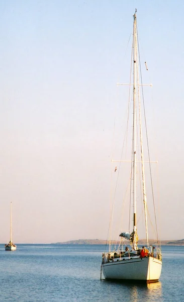 Maracolbaai Van Unije Croatia Scan Van Analoge Tijd — Stockfoto