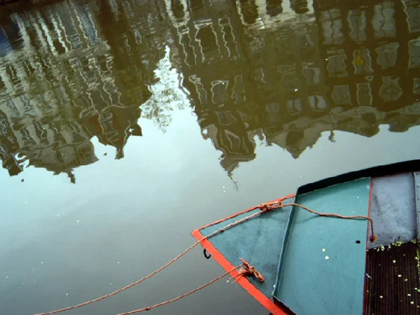 Canal Bridge Amsterdam — Stock Photo, Image