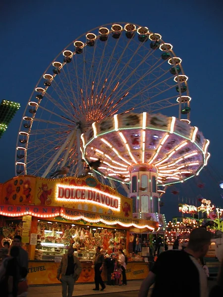 Parque Diversões Roda Gigante — Fotografia de Stock