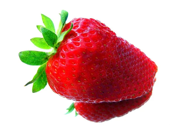 Căpșuni Proaspete Coapte Aproape — Fotografie, imagine de stoc