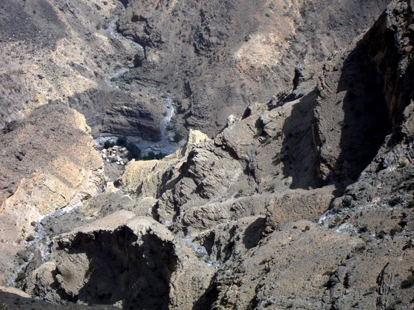 Roccia Vulcanica Nel Deserto — Foto Stock