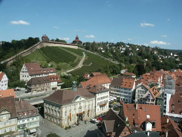 Esslingen城堡 旅行和建筑概念 — 图库照片