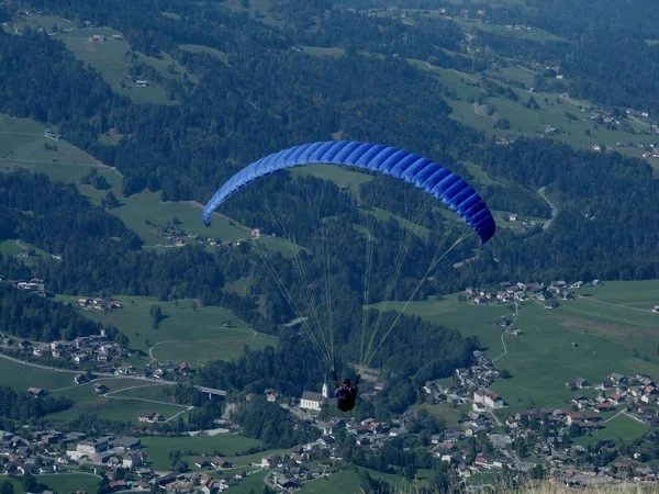 Vue Panoramique Sur Magnifique Paysage Alpin — Photo