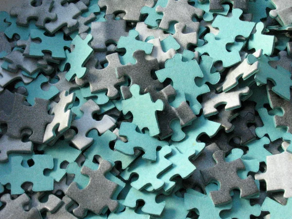 Puzzle Jigsaw Piezas Rompecabezas — Foto de Stock
