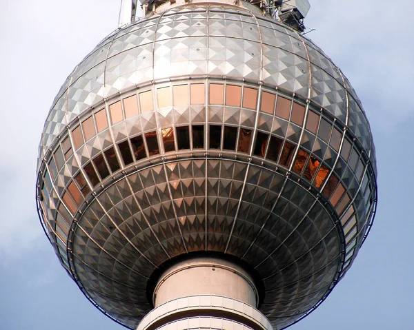 Imagem Detalhada Torre Televisão Berlin — Fotografia de Stock