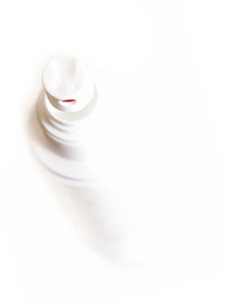 白色背景的化妆品瓶 — 图库照片