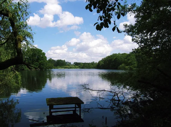 Witt Lake Nettetal Leuth Lower Rhine — Stock Photo, Image