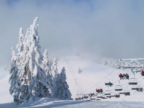 Wintervakantie Oostenrijk — Stockfoto