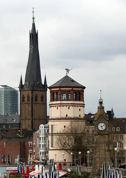 Time Old Dsseldorf Landmark — Stock Photo, Image